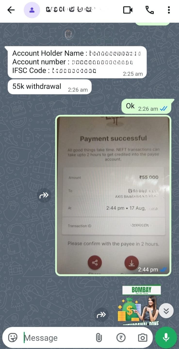 Cricket betting winning proof screenshot 7