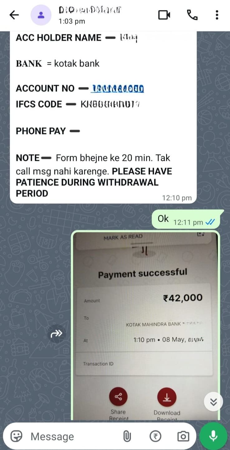 Cricket betting winning proof screenshot 8